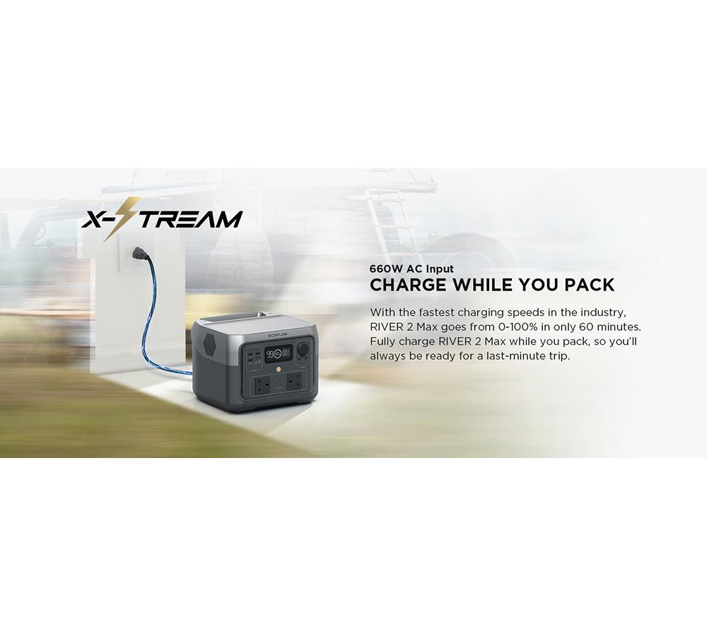 ECOFLOW RIVER 2 Max 512 Wh Portable Power Station image number 12 of 21