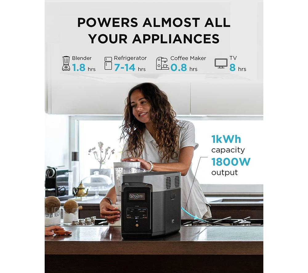 ECOFLOW DELTA 2 1024 Wh Portable Power Station image number 3 of 10