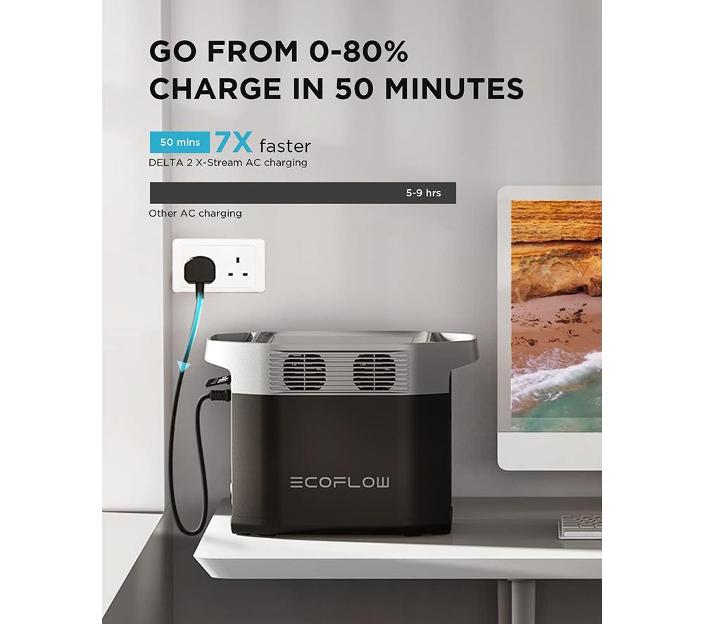 ECOFLOW DELTA 2 1024 Wh Portable Power Station image number 4 of 10