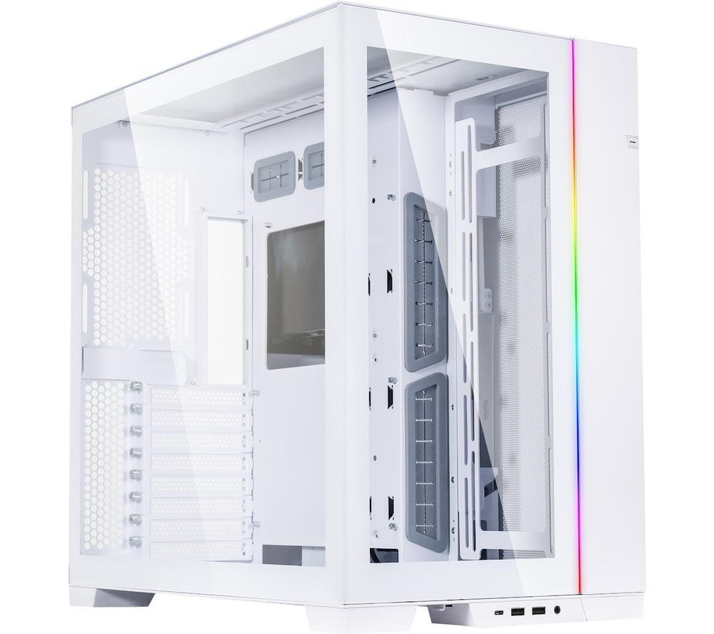 LIAN-LI O11 Dynamic EVO Mid-Tower E-ATX PC Case - White, White