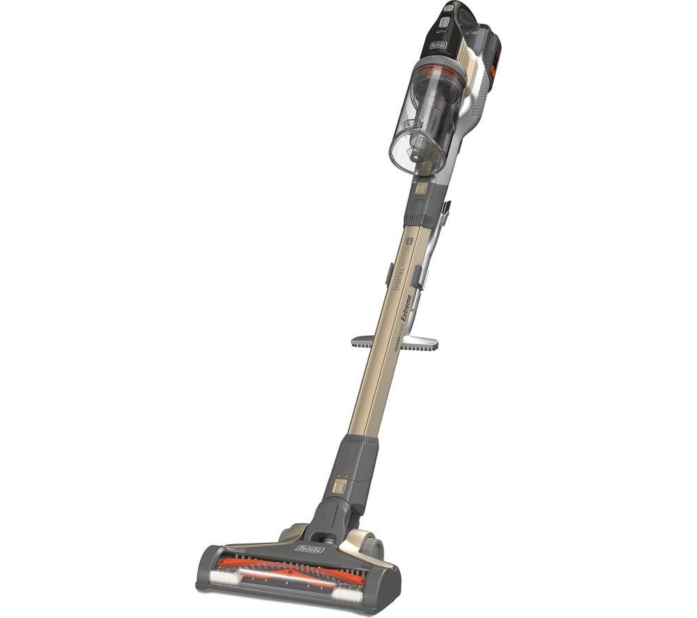 BLACK  DECKER POWERSERIES Extreme BHFEV36B2DW-GB Cordless Vacuum Cleaner - Gold & Grey, Gold,Silver/Grey