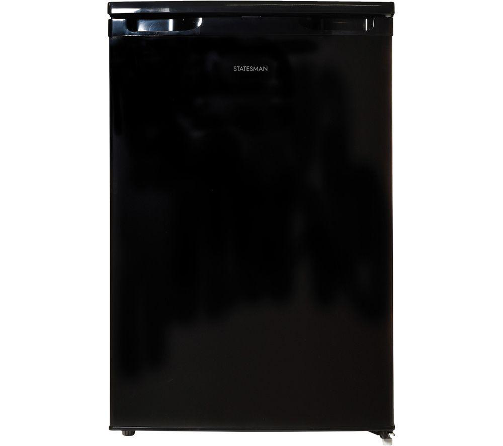 Statesman U355b Undercounter Freezer - Black, Black
