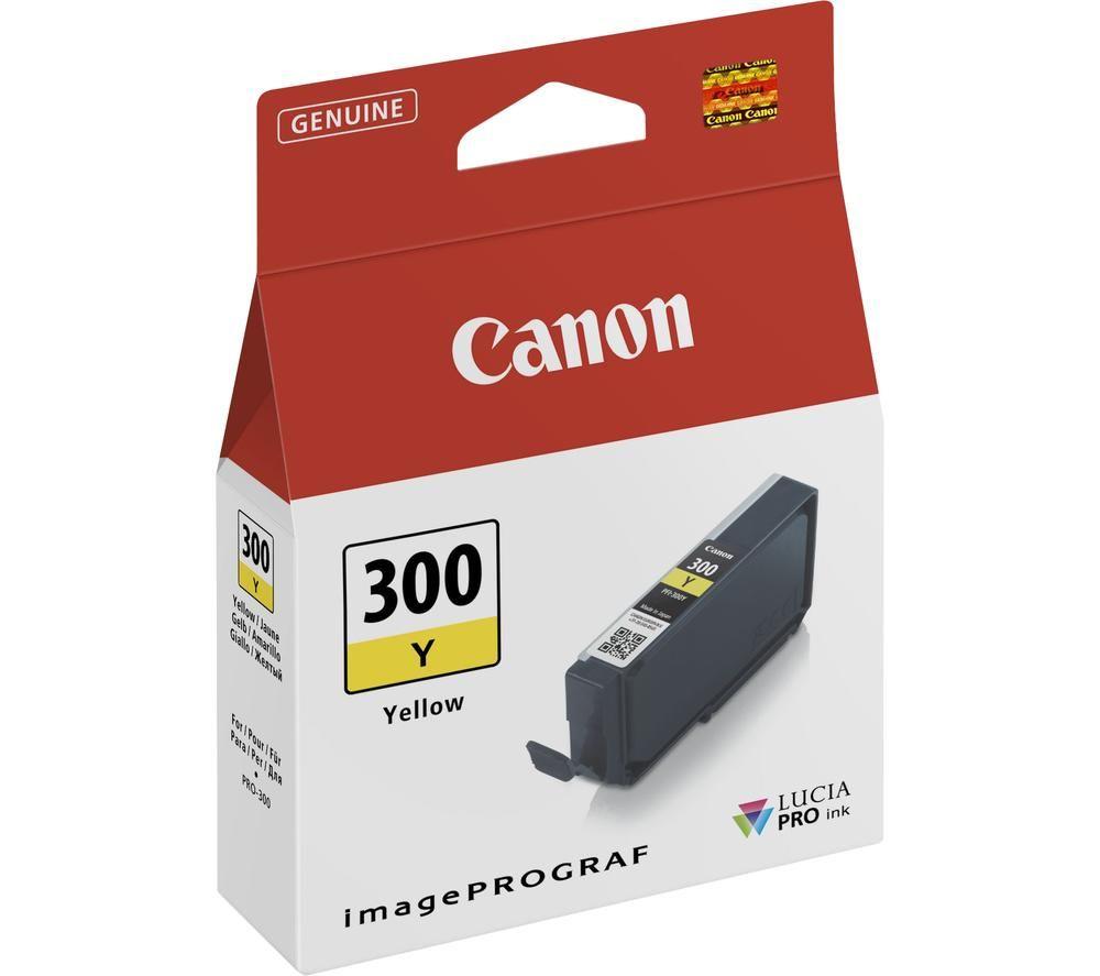 CANON PFI-300Y Yellow Ink Cartridge, Magenta