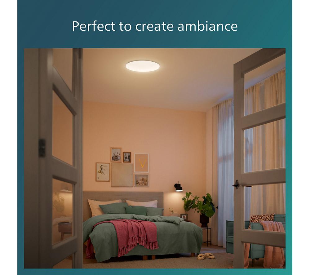 PHILIPS LED Moire Ceiling Light - White image number 5 of 6