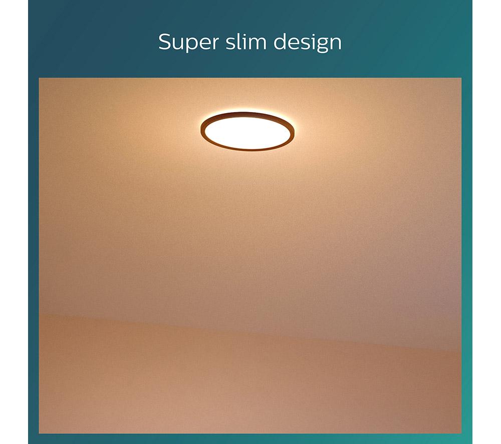 PHILIPS Superslim LED Ceiling Light - Black image number 4 of 7