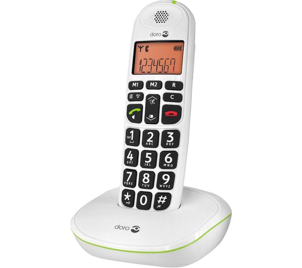 DORO PhoneEasy 100w Cordless Phone - White image number 3 of 3