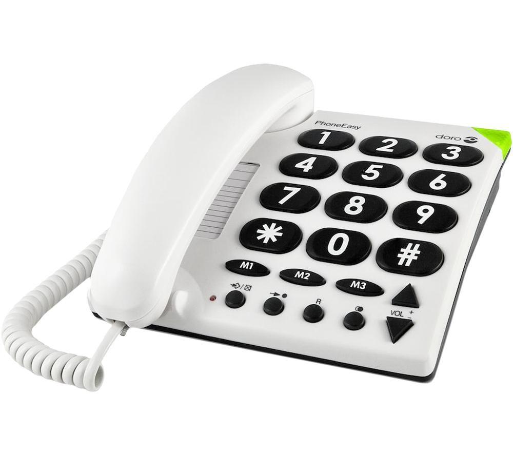 DORO PhoneEasy 311c Corded Phone - While image number 3 of 3