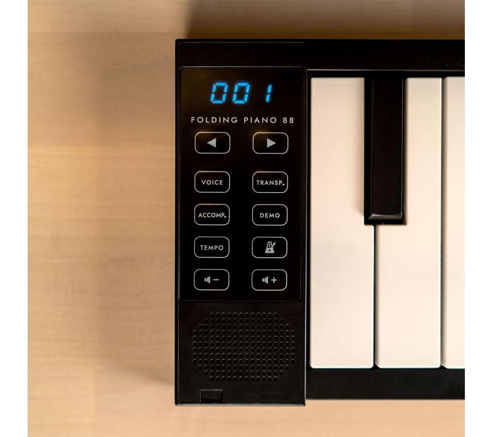 CARRY-ON BA203011 Portable Folding Piano Keyboard - Black image number 4 of 7
