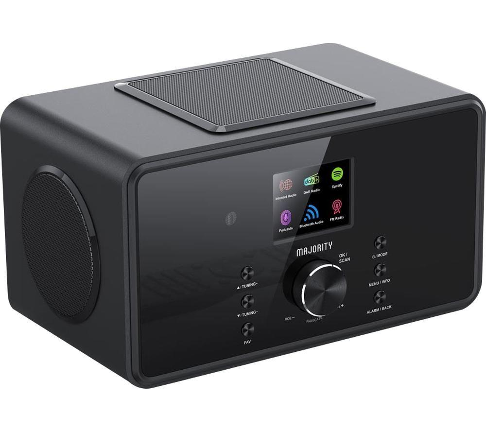 Majority Bard Dabﱓ Smart Bluetooth Radio - Black, Black
