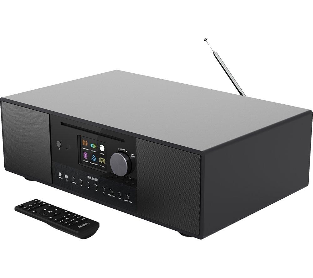 MAJORITY Quadriga DAB+/FM Smart Bluetooth Radio - Black image number 7 of 9