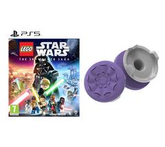 PLAYSTATION LEGO Star Wars: The Skywalker Saga - PS5 & Kontrol Freek Galaxy PlayStation Thumbsticks Bundle - Purple