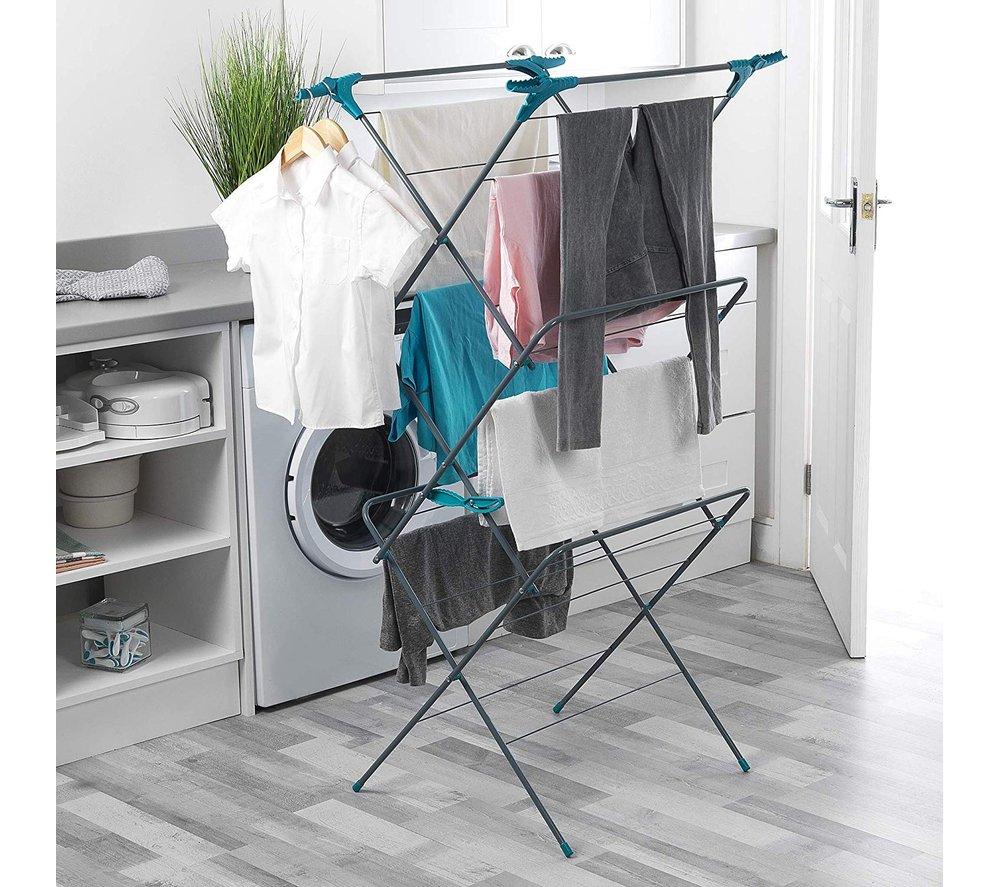 Brabantia HangOn Clothes Drying Rack, 20 Meters, White or Black