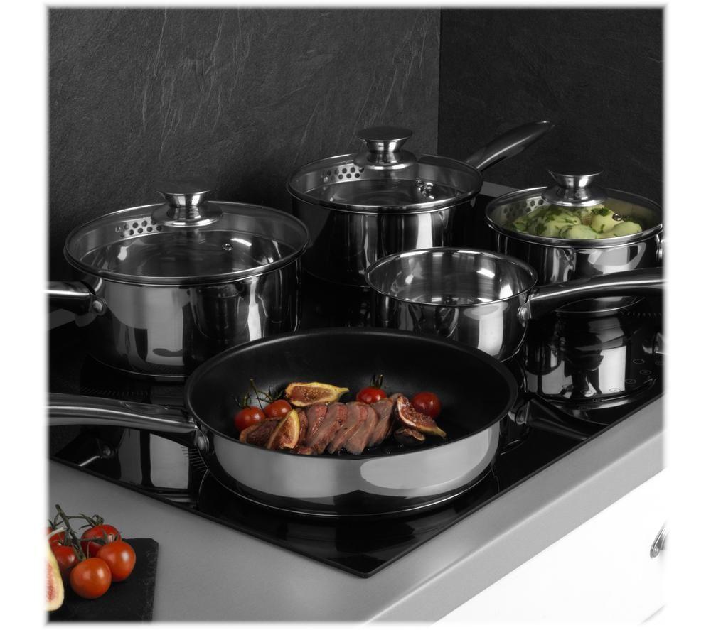 RUSSELL HOBBS Classic Collection BW06572EU7 5-piece Pan Set - Silver image number 10 of 11