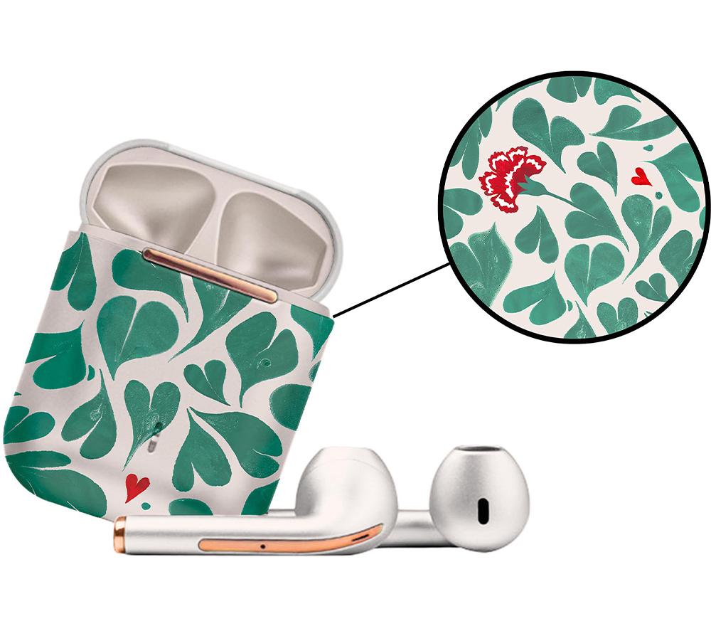 VQ Wren Wireless Bluetooth Earbuds - Cath Kidston Marble Hearts Green image number 10 of 10