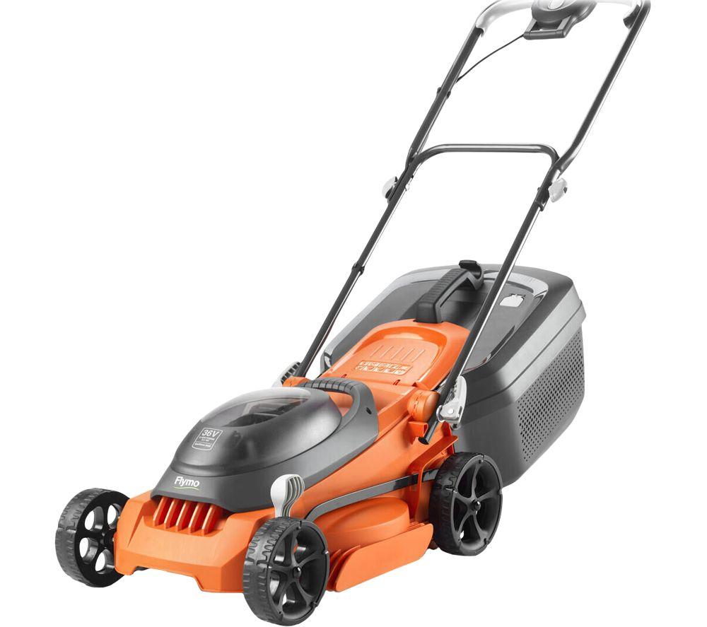 Electric lawn mower with deals roller argos