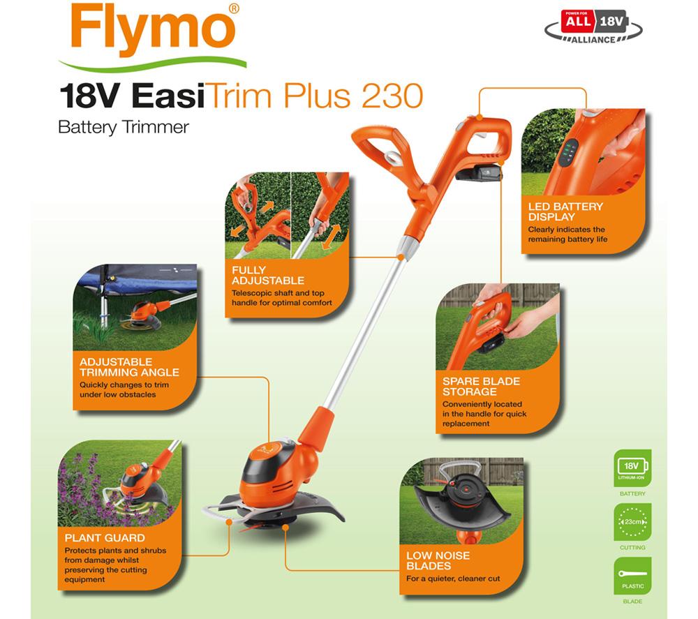 Flymo battery deals strimmer