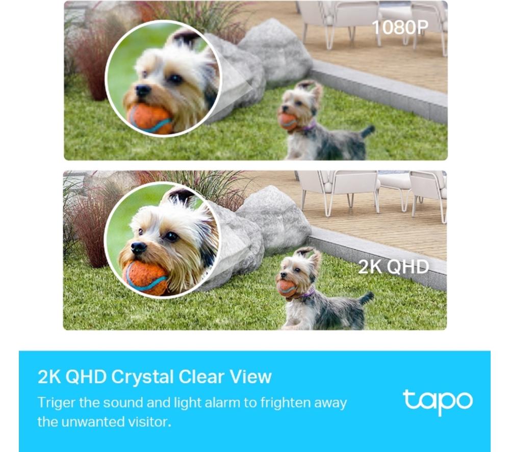 TP-LINK Tapo C420S2 2K Quad HD WiFi Security Camera Kit - 2 Cameras image number 3 of 6