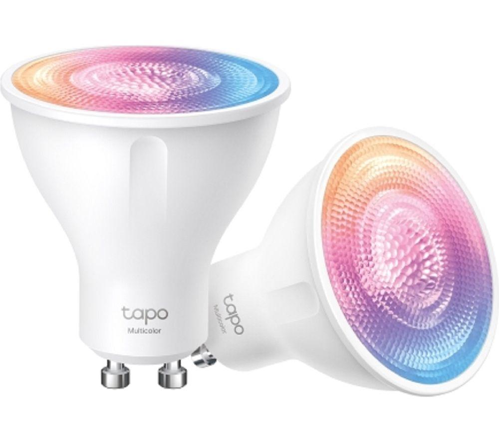 TP-LINK Tapo L630 Smart Spotlight Bulb - Multicolour, GU10, Twin Pack