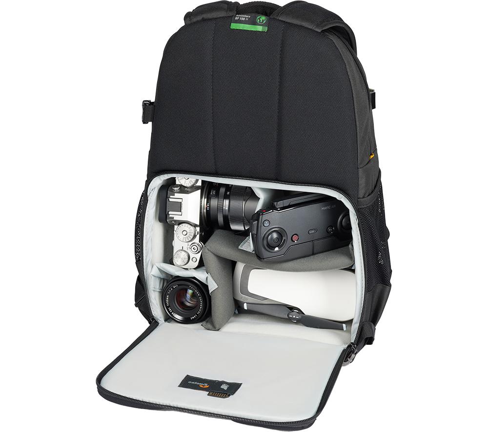 LOWEPRO Adventura Go BP 150 Camera Backpack &ndash; Black image number 5 of 9