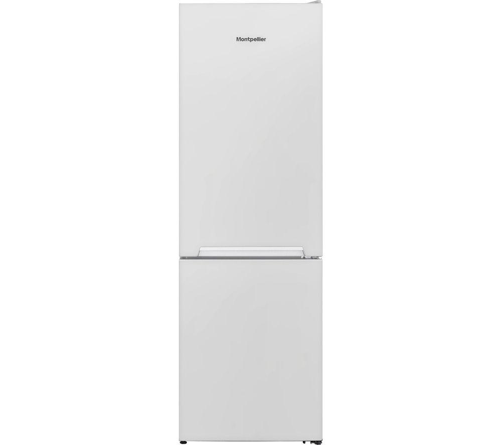 MONTPELLIER MNF1860W Fridge Freezer - White, White