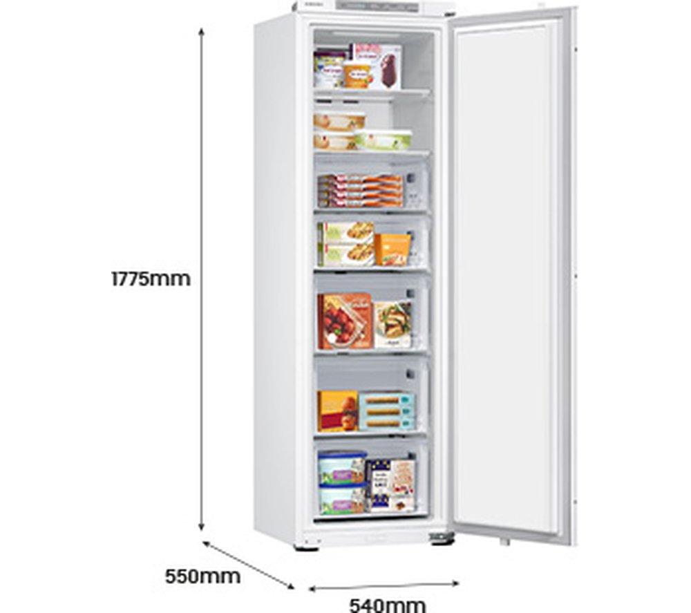 SAMSUNG SpaceMax BRZ22720EWW/EU Integrated Tall Freezer - Sliding Hinge image number 3 of 10