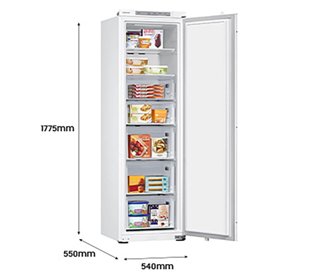 SAMSUNG SpaceMax BRR29723EWW Integrated Fridge - Fixed Hinge image number 3 of 10