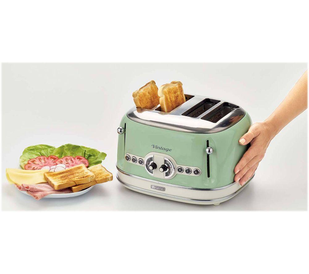 ARIETE Vintage ARPK40 4-Slice Toaster & Traditional Kettle Bundle - Green image number 4 of 4
