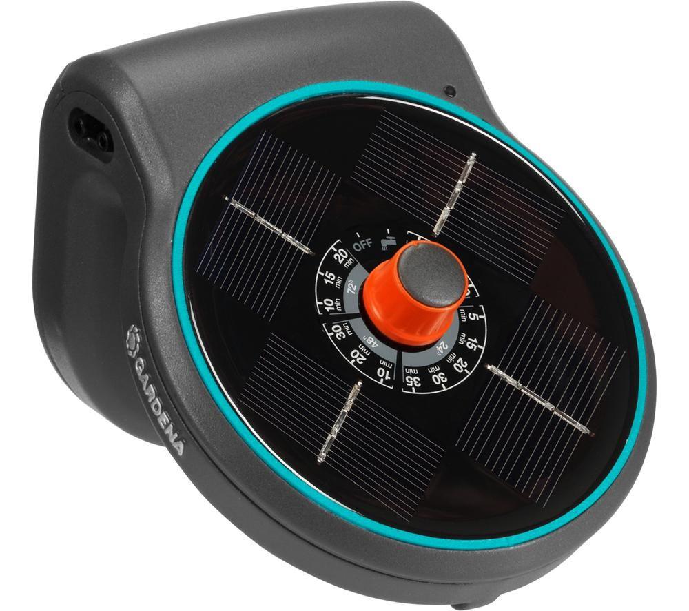 Gardena Aquabloom Solar-Powered Irrigation Kit - Black, Black