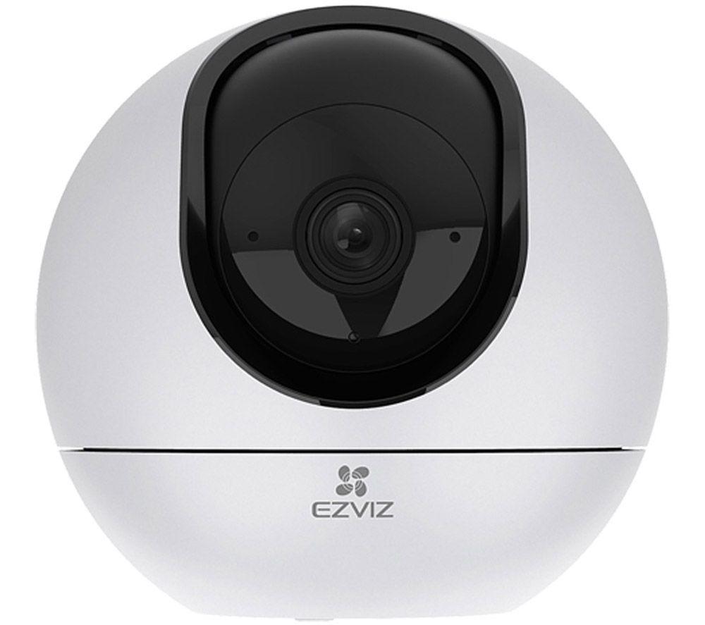 EZVIZ C6 Quad HD 1440p WiFi Security Camera - White & Black, Black,White