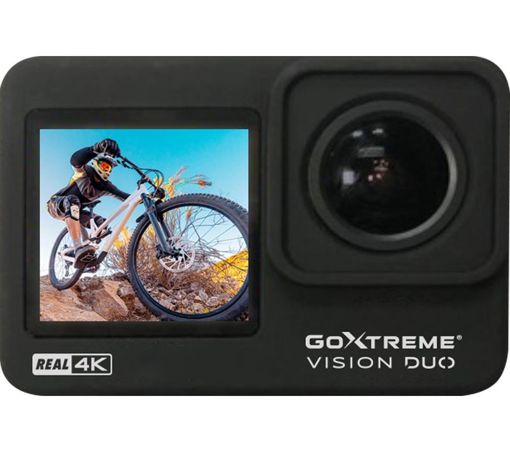 Image of EASYPIX GoXtreme Vision DUO 4K Ultra HD Action Camera - Black, Black