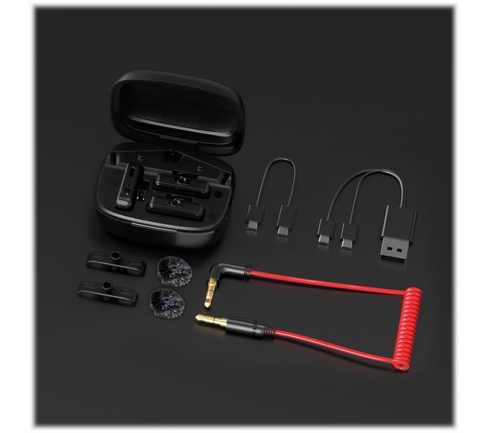 EASYPIX MyStudio Wireless Duo Microphone Kit - Black image number 12 of 19