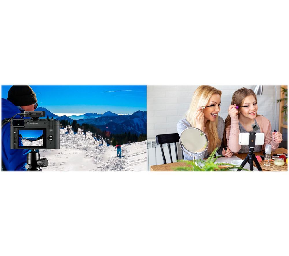 EASYPIX MyStudio Wireless Duo Microphone Kit - Black image number 19 of 19