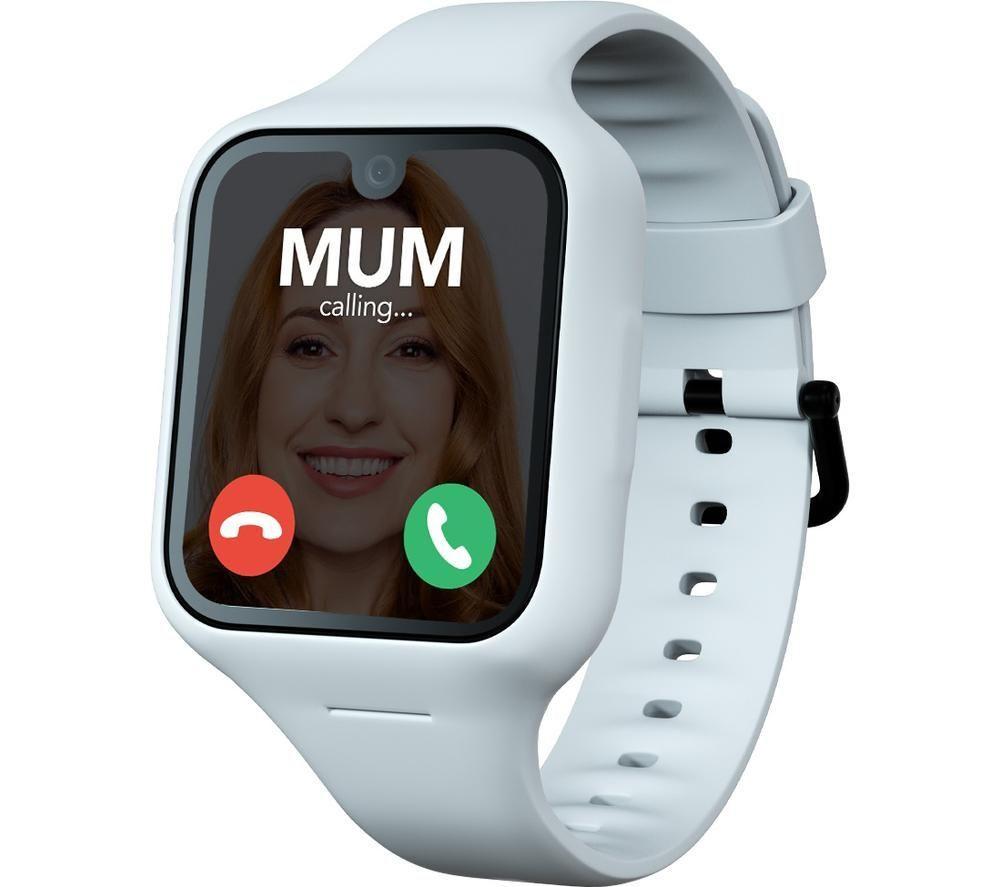 MOOCHIES Odyssey 4G Kids' Smart Watch - White, White
