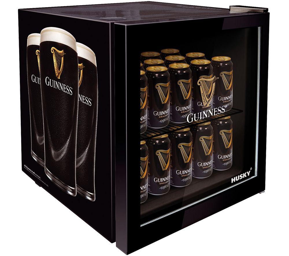 HUSKY Guinness HUS-HY205 Drinks Cooler - Black, Black