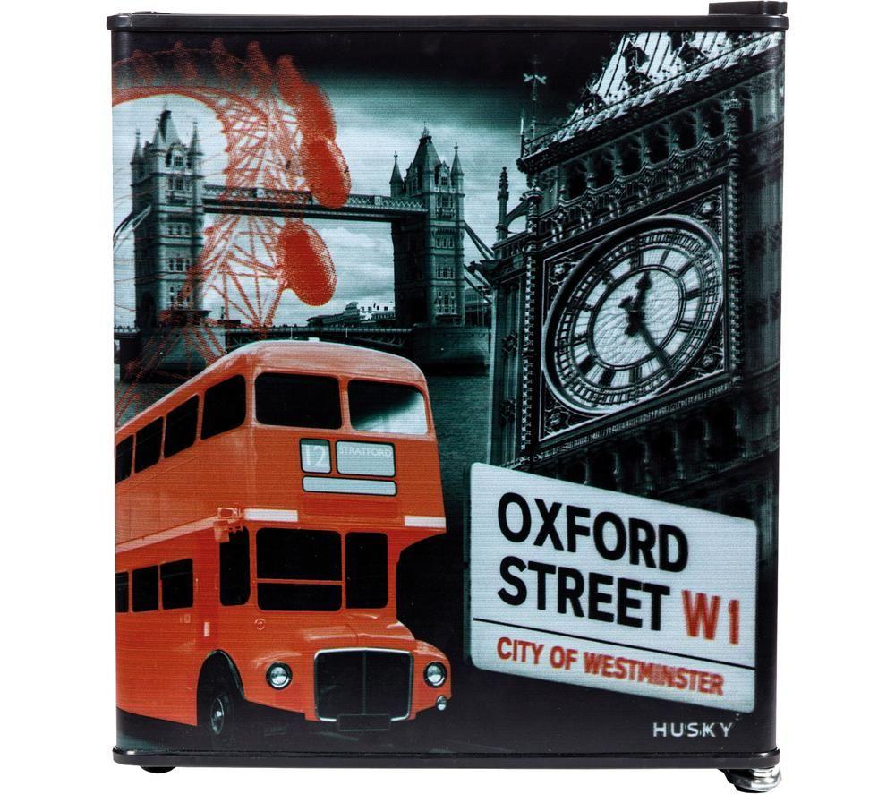 HUSKY London HUS-EL195 Mini Fridge - Black image number 2 of 3