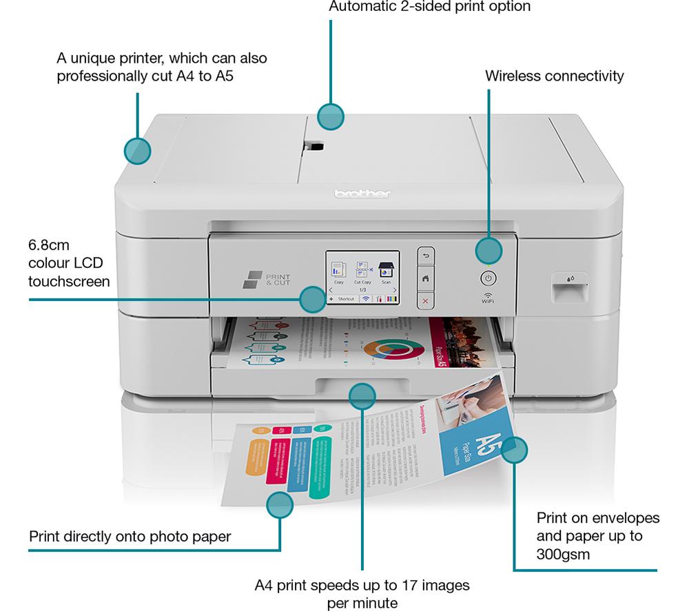 BROTHER DCP-J1800DW All-in-One Wireless Inkjet Printer