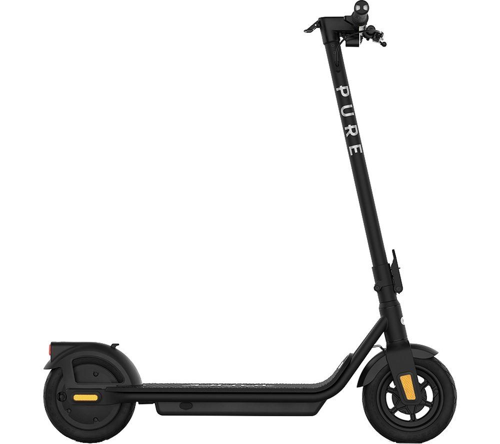 PURE ELECTRIC Pure Air3 Electric Folding Scooter - Black, Black