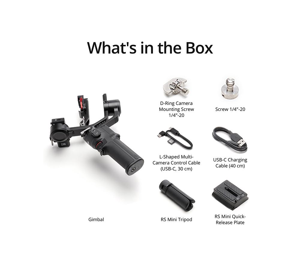 DJI Ronin RS 3 Mini Handheld Gimbal Stabiliser image number 5 of 17