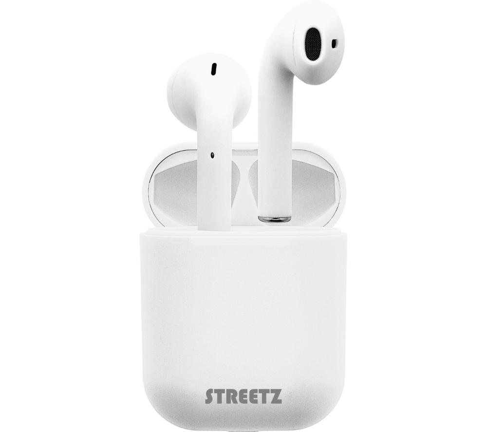 STREETZ TWS-0004 Wireless Bluetooth Earbuds - White image number 2 of 8