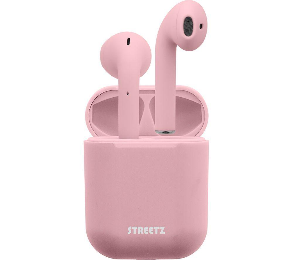 STREETZ TWS-0006 Wireless Bluetooth Earbuds - Pink image number 3 of 5