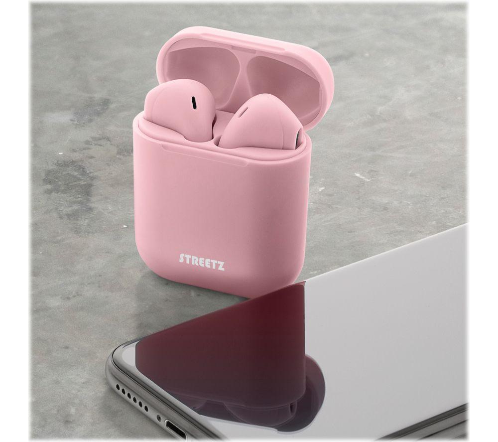STREETZ TWS-0006 Wireless Bluetooth Earbuds - Pink image number 4 of 5