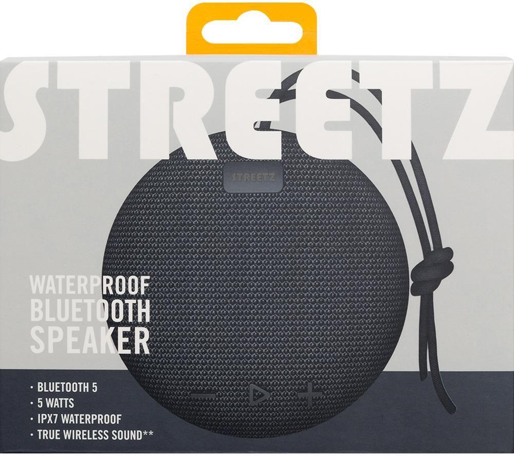 STREETZ S200 Portable Bluetooth Speaker - Black image number 5 of 6