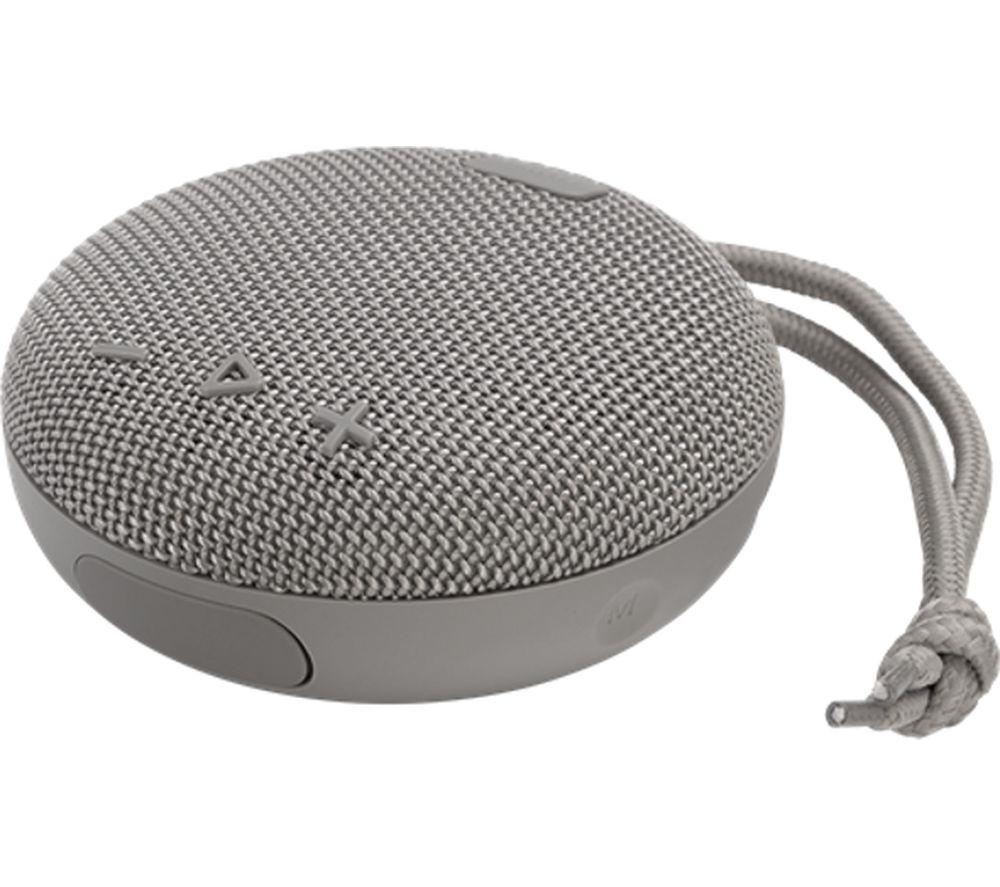 STREETZ CM764 Portable Bluetooth Speaker - Grey, Silver/Grey