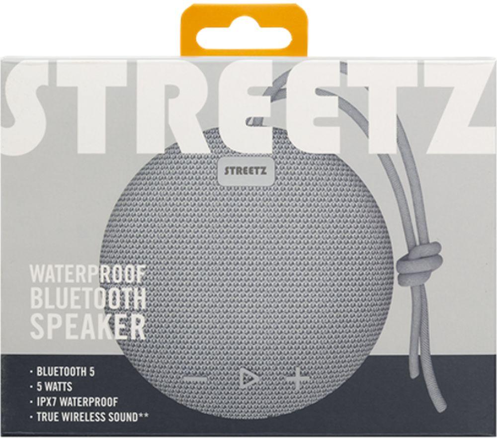 STREETZ S200 Portable Bluetooth Speaker - Grey image number 5 of 7