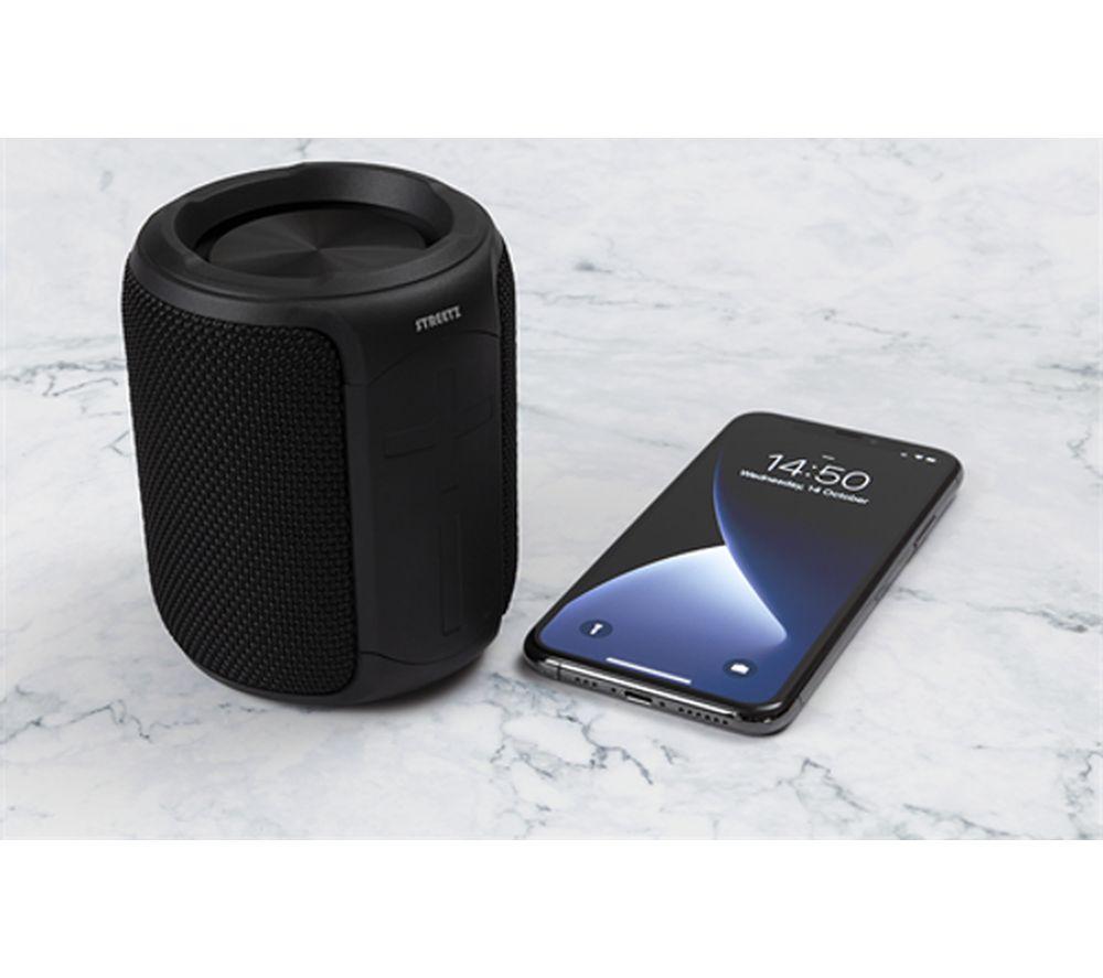 STREETZ S300 Portable Bluetooth Speaker - Black image number 7 of 8