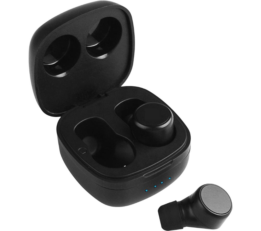 STREETZ TWS-1108 True Wireless Bluetooth Earbuds - Black image number 2 of 4