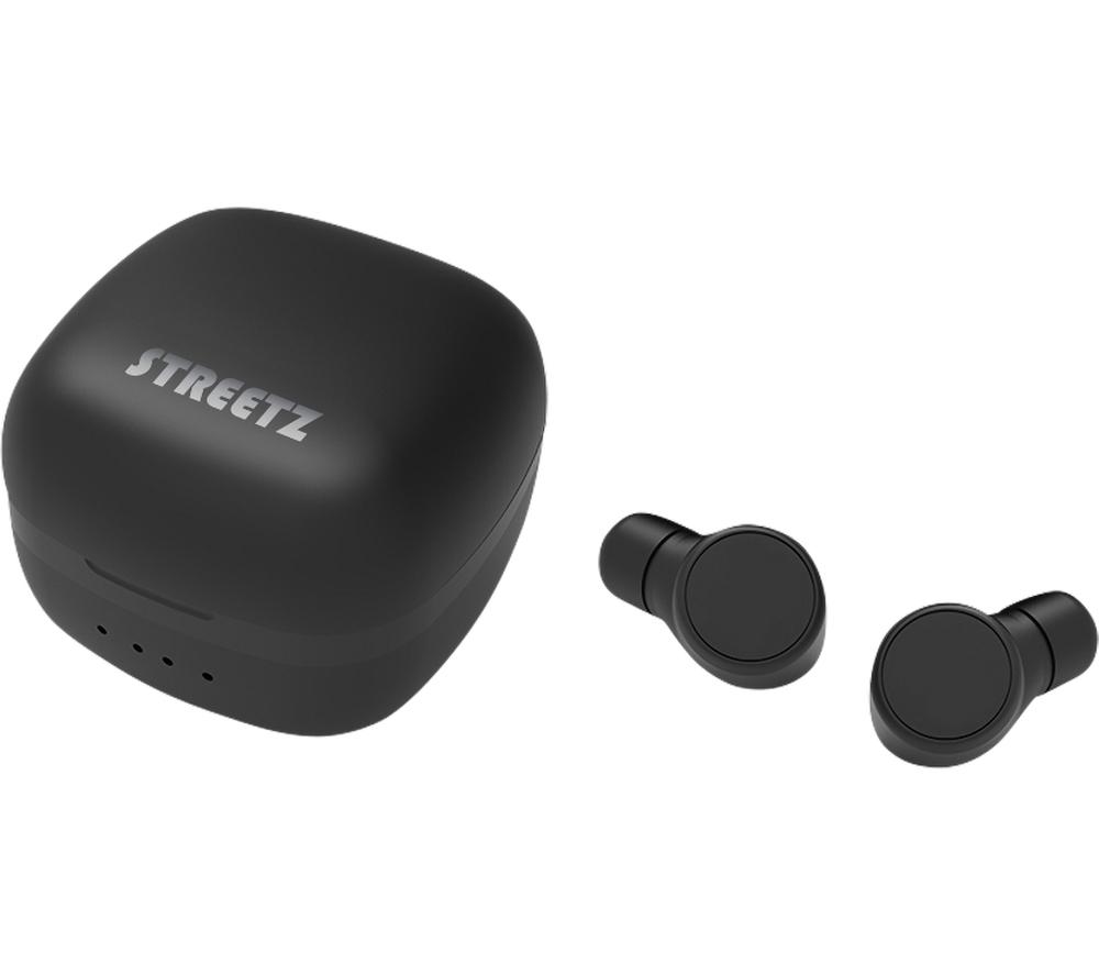 STREETZ TWS-1108 True Wireless Bluetooth Earbuds - Black image number 3 of 4
