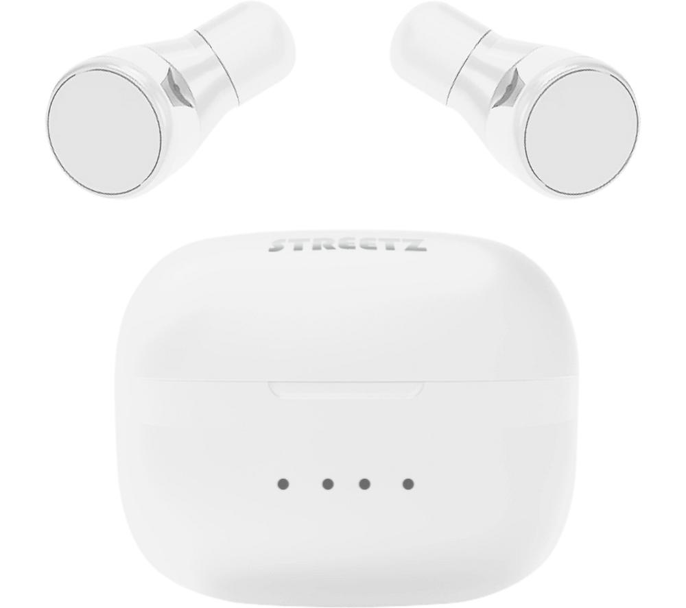 STREETZ TWS-1109 Wireless Bluetooth Earbuds - White, White