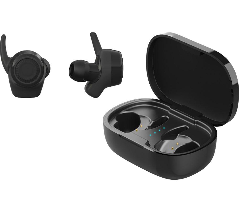 STREETZ TWS-1112 Wireless Bluetooth Earbuds - Black image number 4 of 6