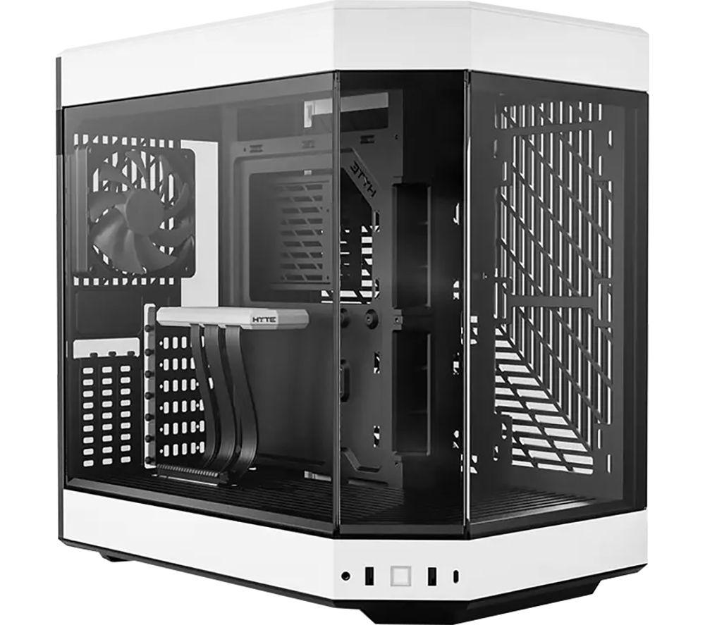Hyte Y60 E-ATX Mid-Tower PC Case - White, White